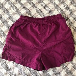 LL BEAN MAGENTA SHORTS
